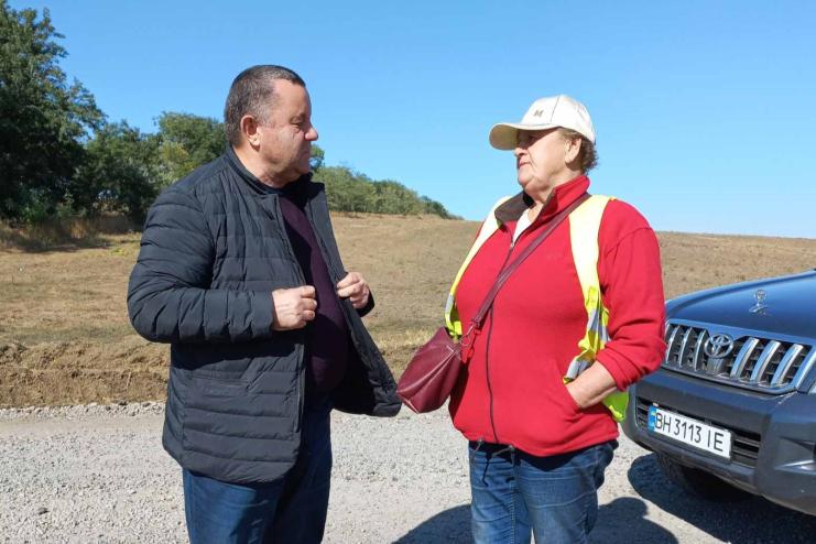 На Тарутинщині  ремонтується автошлях  Рівне- Лужанка