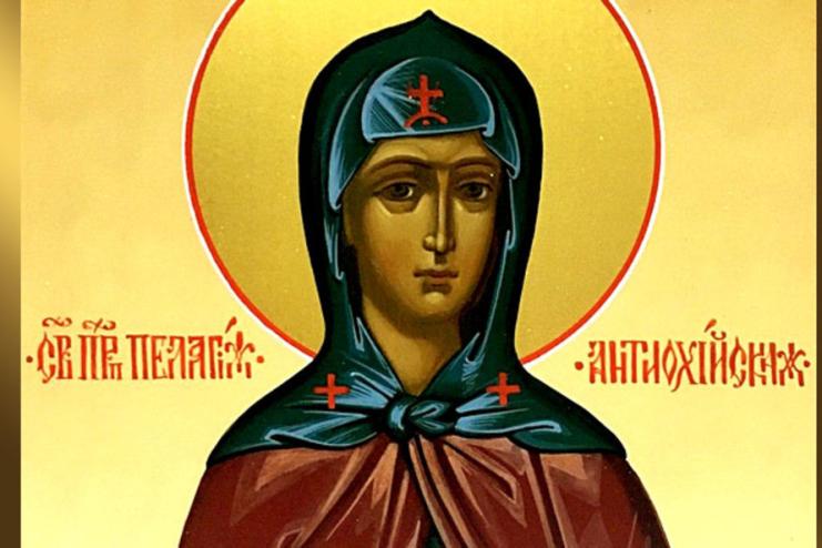 21 октября. Память преподобной Пелагии Антиохийской