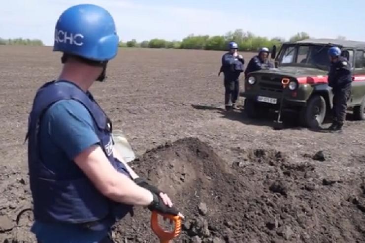 Нерозірвану вибухівку знайшли на полі аграрії Кілійської громади