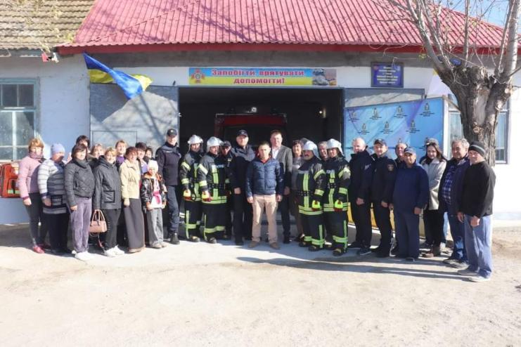 В с. Главані Арцизької громади відкрили підрозділ місцевої пожежної охорони