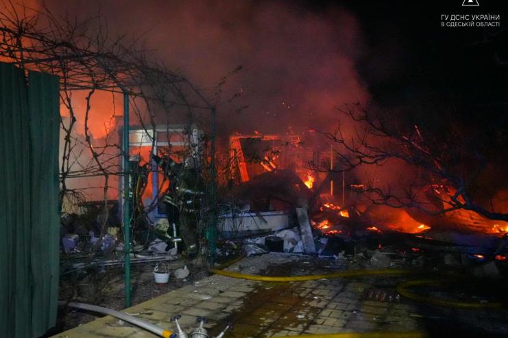 Внаслідок нічної атаки шахедів на Одещину, загинув 54-річний чоловік