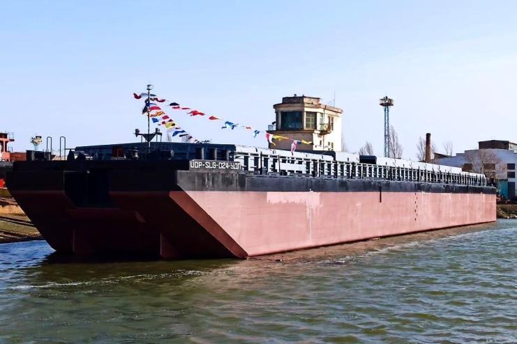 Українське Дунайське пароплавство побудувало вже другу SLG–баржу