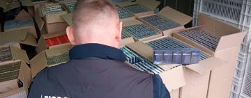 Одеське БЕБ вилучило 25 тисяч пачок контрафактних сигарет відомих брендів на 2 млн гривень