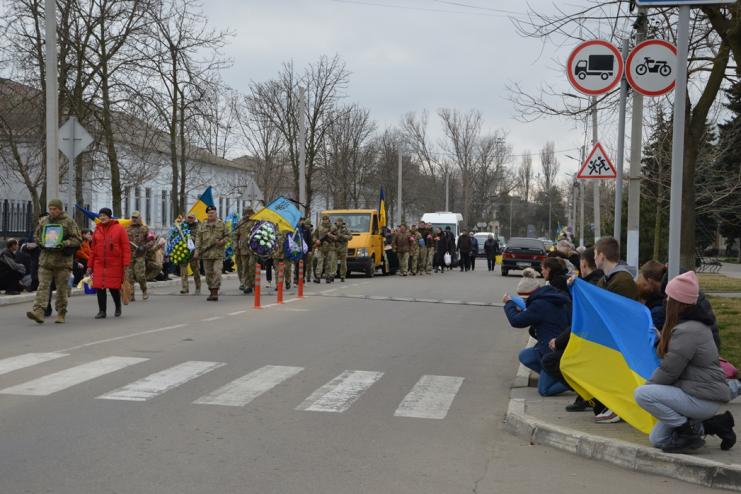 В Кілії в останню путь провели 32-річного Дениса Ногая, який стояв на захисті країни