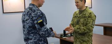 Морський прикордонник з Одещини нагороджений медаллю президента України