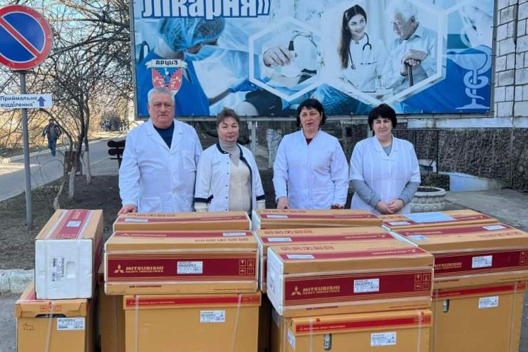 Арцизька лікарня отримала 8 кондиціонерів від благодійного фонду