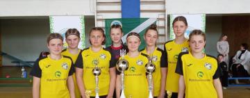 Юні футболістки Бородінської ДЮСШ посіли перше місце в чемпіонаті "ВФСТ"Колос"