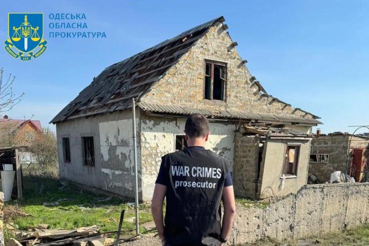  Російський дрон влучив в приватну садибу на Одещині