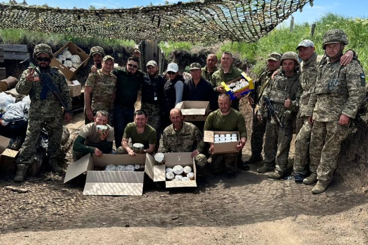 550 пасочок з Кулевчі та гуманітарний вантаж від волонтерів фонду «Шляхетна справа» доїхали на фронт!
