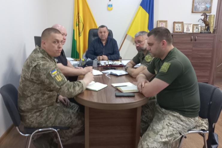 Голова Тарутинської громади провів робочу зустріч з силовиками