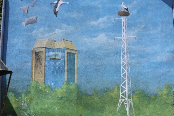 На Одещині створили мурал – символ незламності міста 