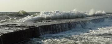 В  Аркадії лейтенант поліції під час шторму впала в море: її не можуть знайти