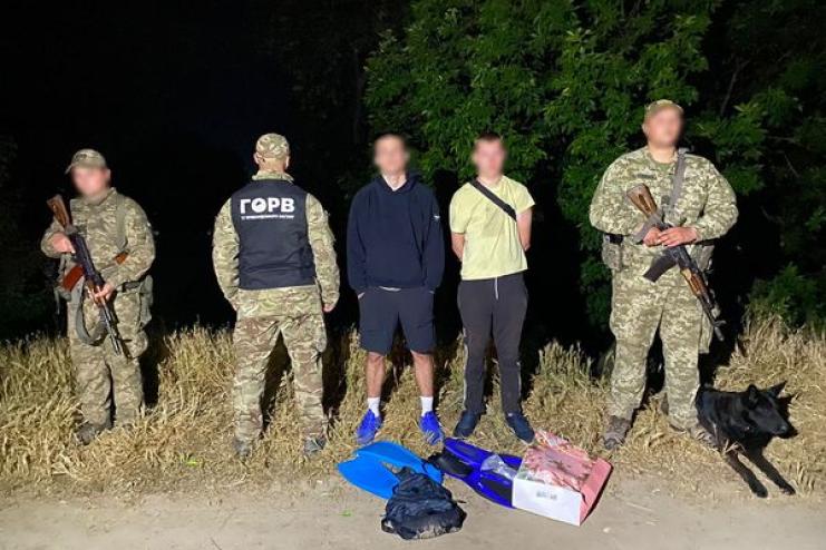 В Кілії прикордонники затримали двох хлопців, які через Дунай намагались потрапити в Румунію