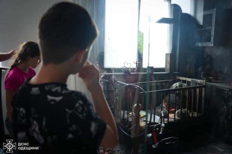 Навчання в «згорівшій» кімнаті та екскурсію до пожежної частини провели рятувальники