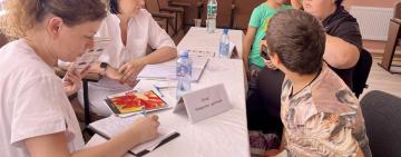 Команда лікарів реабілітаційного Центру матері и дитини МОЗ України здійснила виїзний прийом у Бородіно