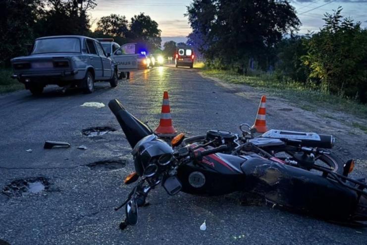 Майже 10% аварій за участю мотоциклів — смертельні