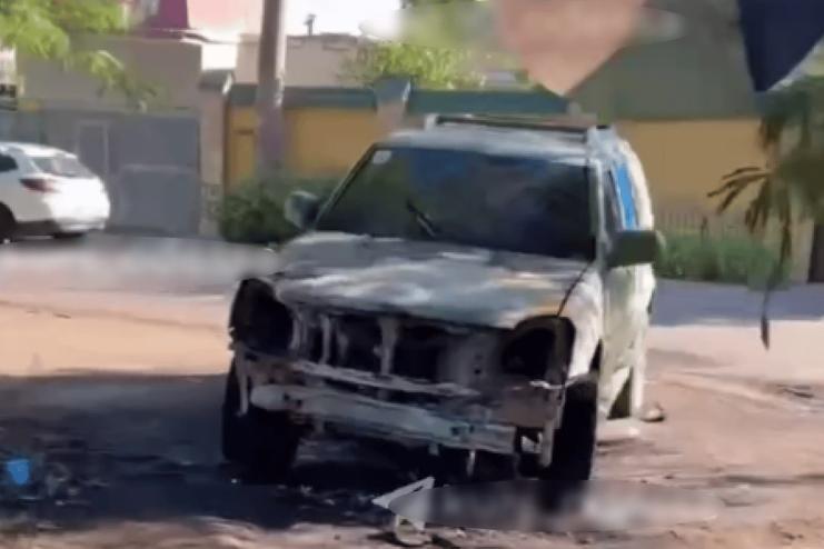 Знову підпал: в Одесі невідомі спалили автівку військовим