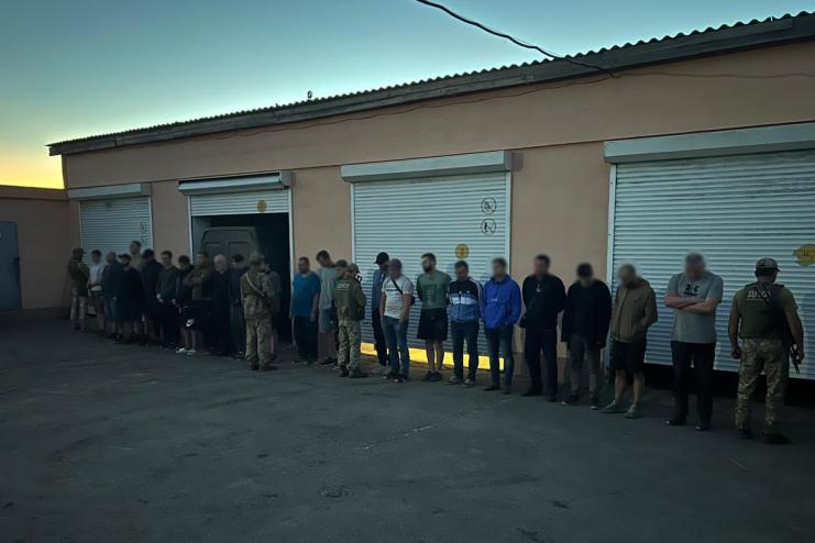 На Одещині затримали 23 чоловіків, які намагалися незаконно перетнути кордон