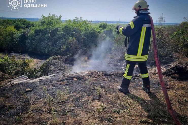 З початку літа в Одеському регіоні сталося понад 1650 пожеж, які знищили 800 гектарів української землі