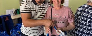 Роздача гуманітарної допомоги в Арцизі: підтримка пенсіонерів, багатодітних родин та сімей військовослужбовців