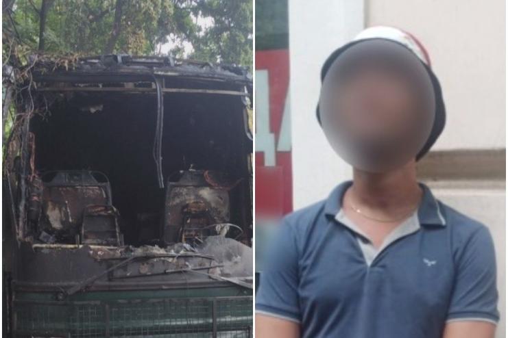 На Одещині затримали зловмисника, який підпалив квестовий автобус, сплутавши його з авто військових