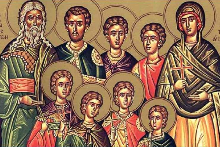 14 августа. Память святых мучеников семи братьев Маккавеев. Начало Успенского поста