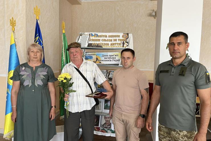 Полеглого героя з Мирнопілля відзначено посмертно нагородою Президента України