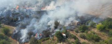 Масштабна пожежа сталася на Одещині, що ледь не привела до трагедії