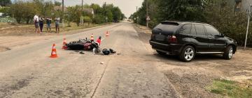 На Одещині 14-літній хлопець взяв у батька мотоцикл покататися і потрапив у ДТП