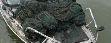 У річці Дунай виявлено браконьєрські знаряддя лову – 41 раколовний ятер
