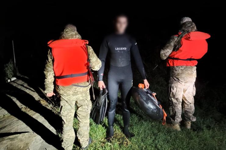 На Одещині прикордонники затримали псевдодайвера