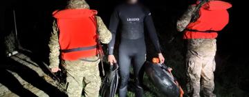 На Одещині прикордонники затримали псевдодайвера