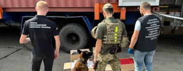  На Одещині затримано одну з найбільших партій контрабандних цигарок на 165,6 мільйона гривень