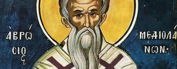 20 грудня - День пам'яті святого Амвросія єпископа Медіоланського 