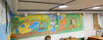 У Вилківській громаді завершено капітальний ремонт найпростішого укриття у дитячому садочку