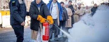 ДСНС  провели навчання в торговому центрі Одеси