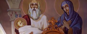 16 лютого. День пам'яті праведних Симеона Богоприємця та Анни Пророчиці