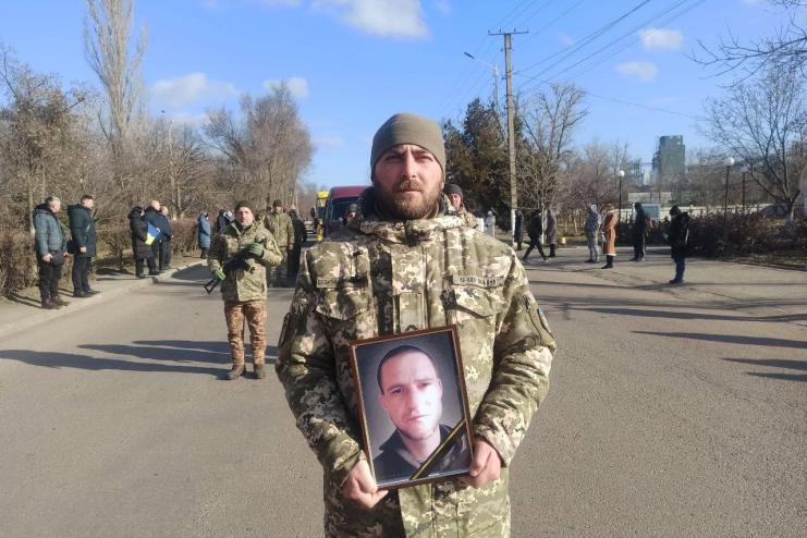 Арцизька громада попрощалася із Захисником України Валерієм Самойленком