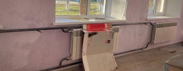 У селі Садове в місцевій школі встановили нову систему опалення