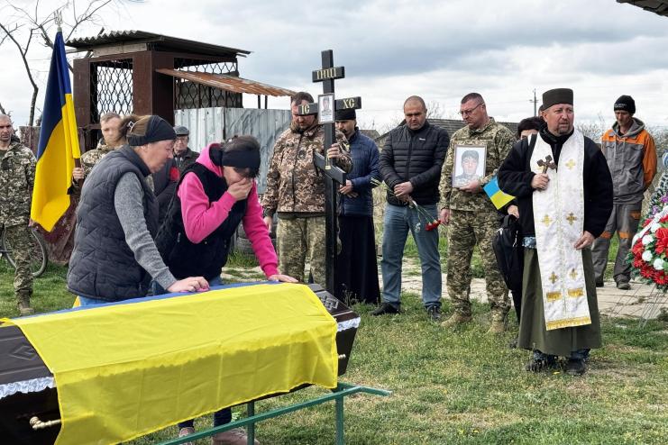Саф’янівська громада попрощалася із Захисником України Віталієм Голдобіним