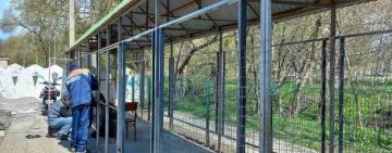 В Бессарабському проводять реконструкцію міні-зоопарку птахів