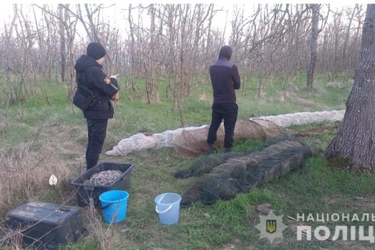 Поліцейські затримали  браконьєра на території Національного природного парку «Тузлівські лимани»