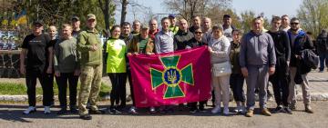 На Одещині прикордонники долучилися до «Марафону Героїв»: кроками — до Перемоги, серцем — із тими, хто не повернувся