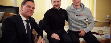  В Одесі Володимир Зеленський  зустрівся з керівником Одеської області Олегом Кіпером і Генеральним секретарем НАТО Марком Рютте