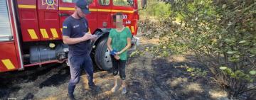 Понад три тисячі гривень штрафу: на Одещині жінку покарали за підпал сухостою