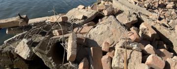 Руїни зруйнованої школи в Білгороді-Дністровському незаконно звезли до фортеці