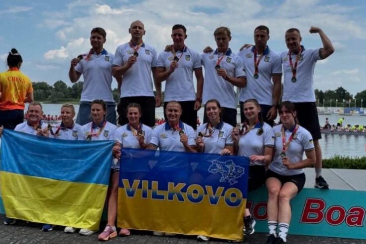 Уродженець Вилківської громади здобув перемогу на чемпіонаті світу з веслування на човнах «Дракон»
