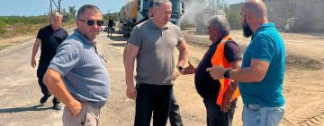 Триває ремонт дороги Кілія–Вилкове: вже відновлюють трьохкілометрову ділянку