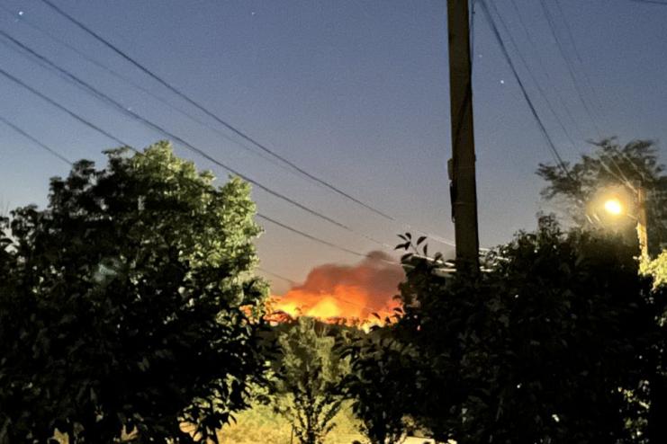 У Бессарабському сталася масштабна пожежа: селище опинилося в диму