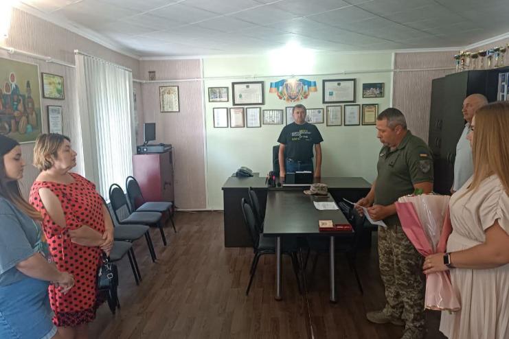 В Арцизькій громаді рідним загиблого Героя Івана Балабана вручили орден «За мужність» ІІІ ступеня